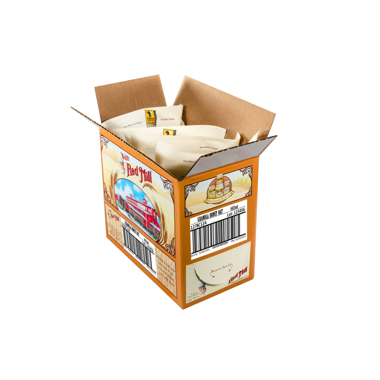 Granola, Honey Oat, Lightly Sweetened,4 - 12 OUNCE