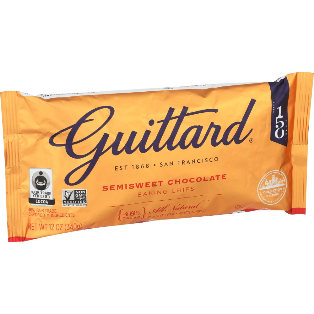 Baking Chips, Baking, Semisweet, 46% Cacao,12 - 12 OUNCE