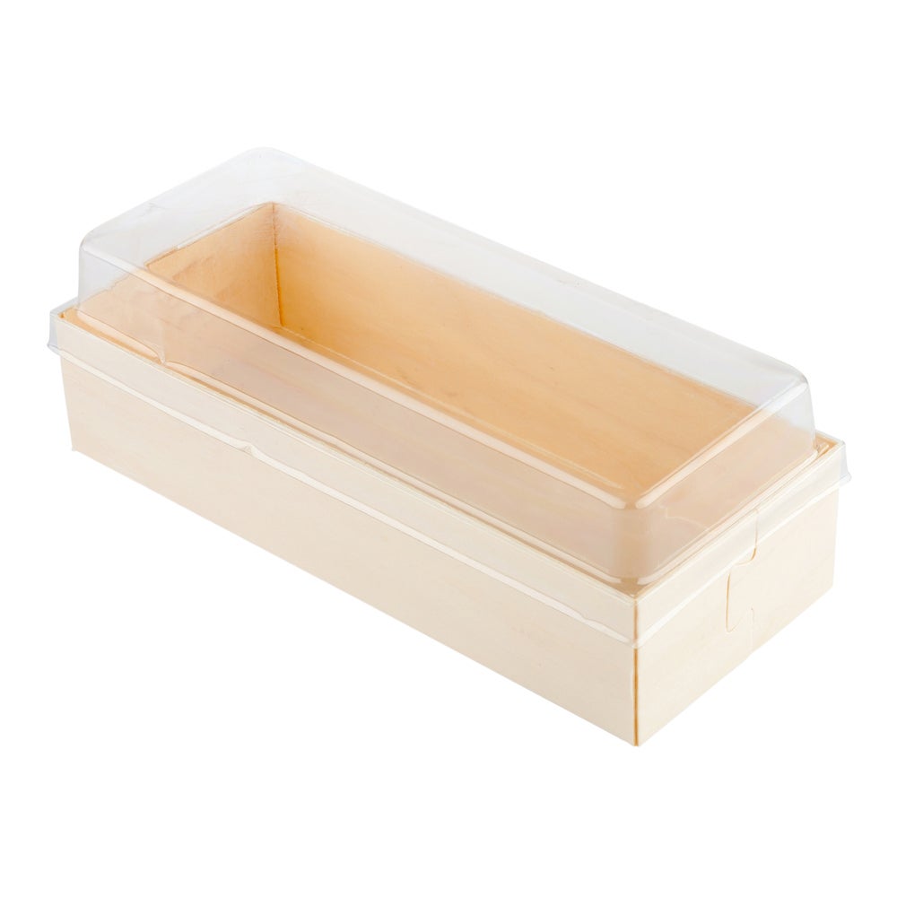 Lids, Plastic, Clear, for Taipei Long Straight Rectangular Poplar Containers,1 - 100 COUNT