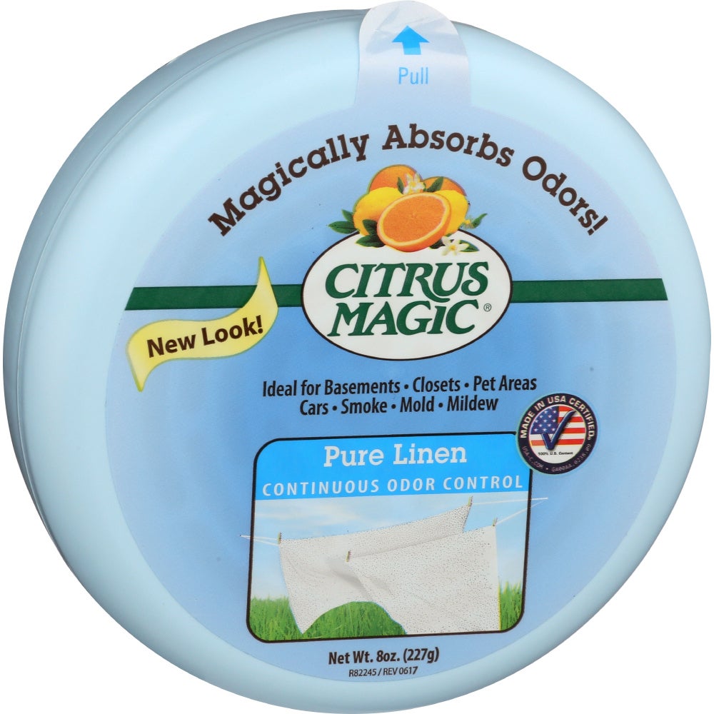 Air Freshener, Pure Linen, Solid, with Shelf Tray, 8 Ounce,1 - 6 COUNT