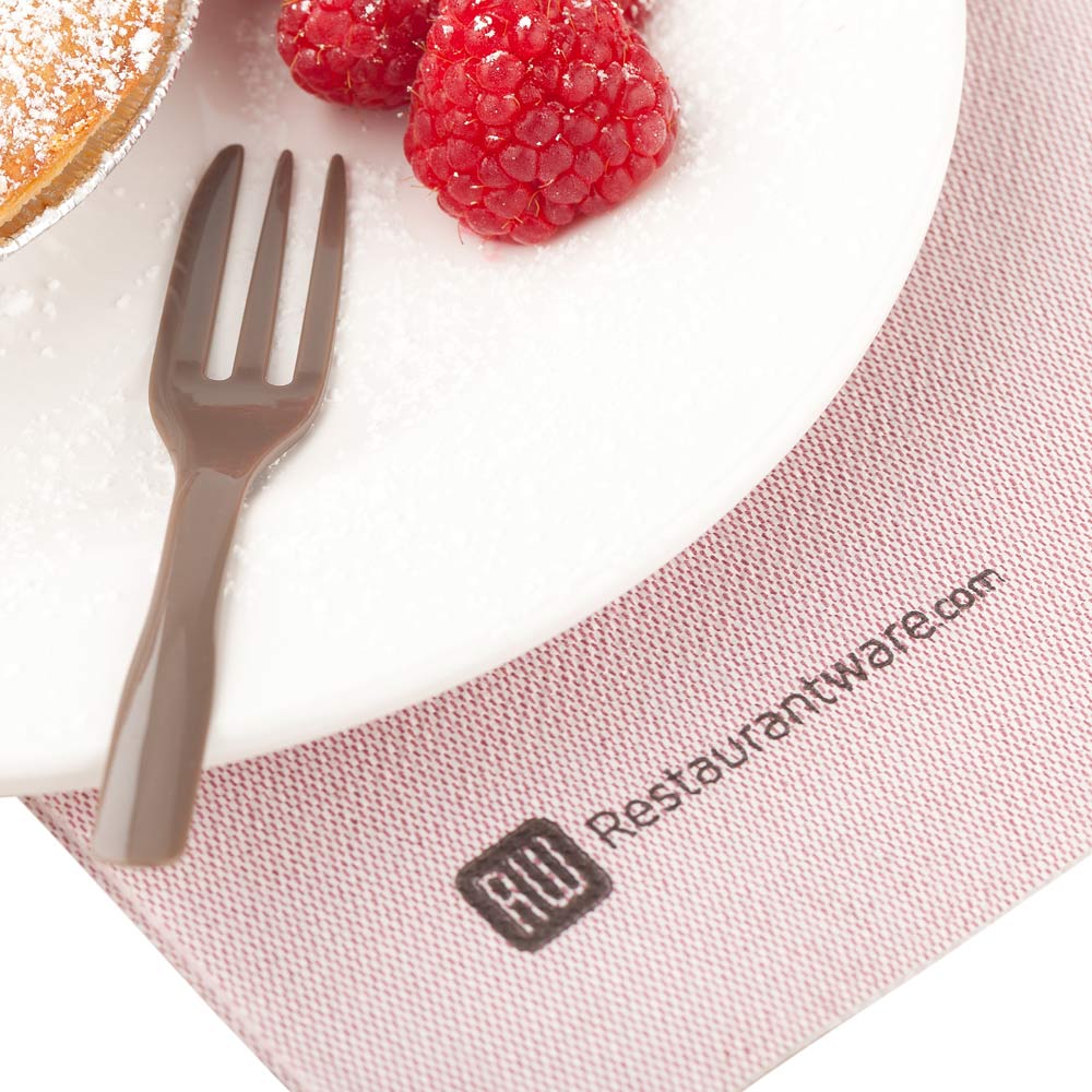 Forks, Cake, Heavyweight Plastic, Fashion Grey, 4 Inch, with Knife-Edge, 4 Linear Inch,1 - 500 COUNT