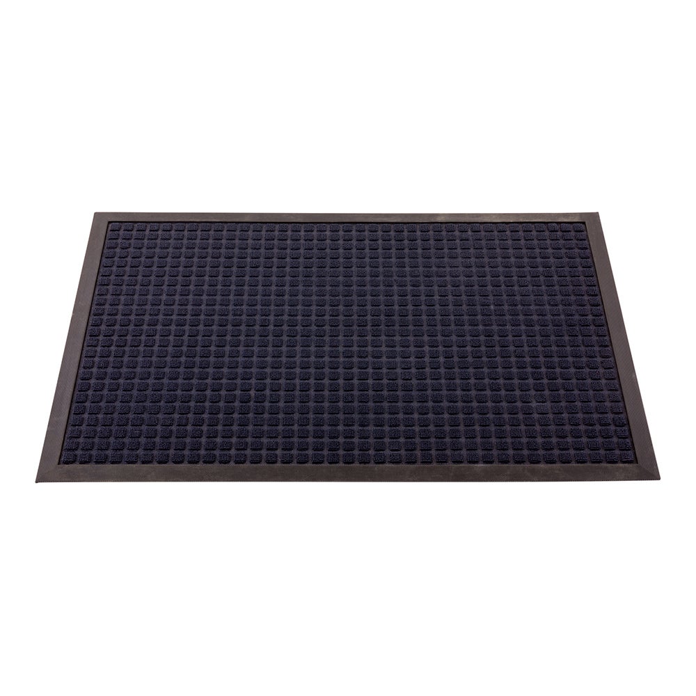 Floor Mat, Carpet, Comfy Feet, Heavy Duty, Blue, 36 x 24 Inch, Waffle, Polypropylene,1 - 1 EACH
