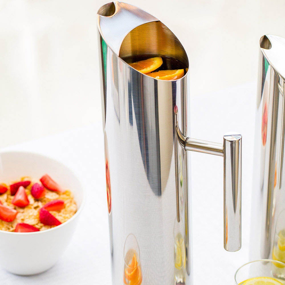 Pitcher, Beverage, 67 Ounce, Polished Stainless Steel, 67 Ounce,1 - 1 EACH