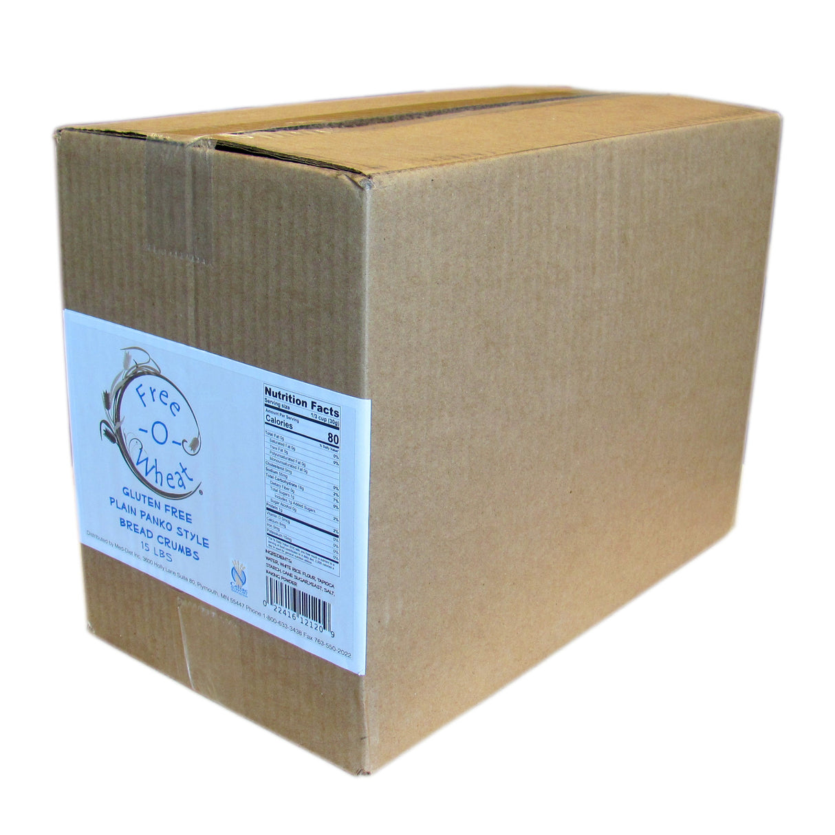 Bread Crumbs, Panko, Japanese-Style, Plain,1 - 15 POUND