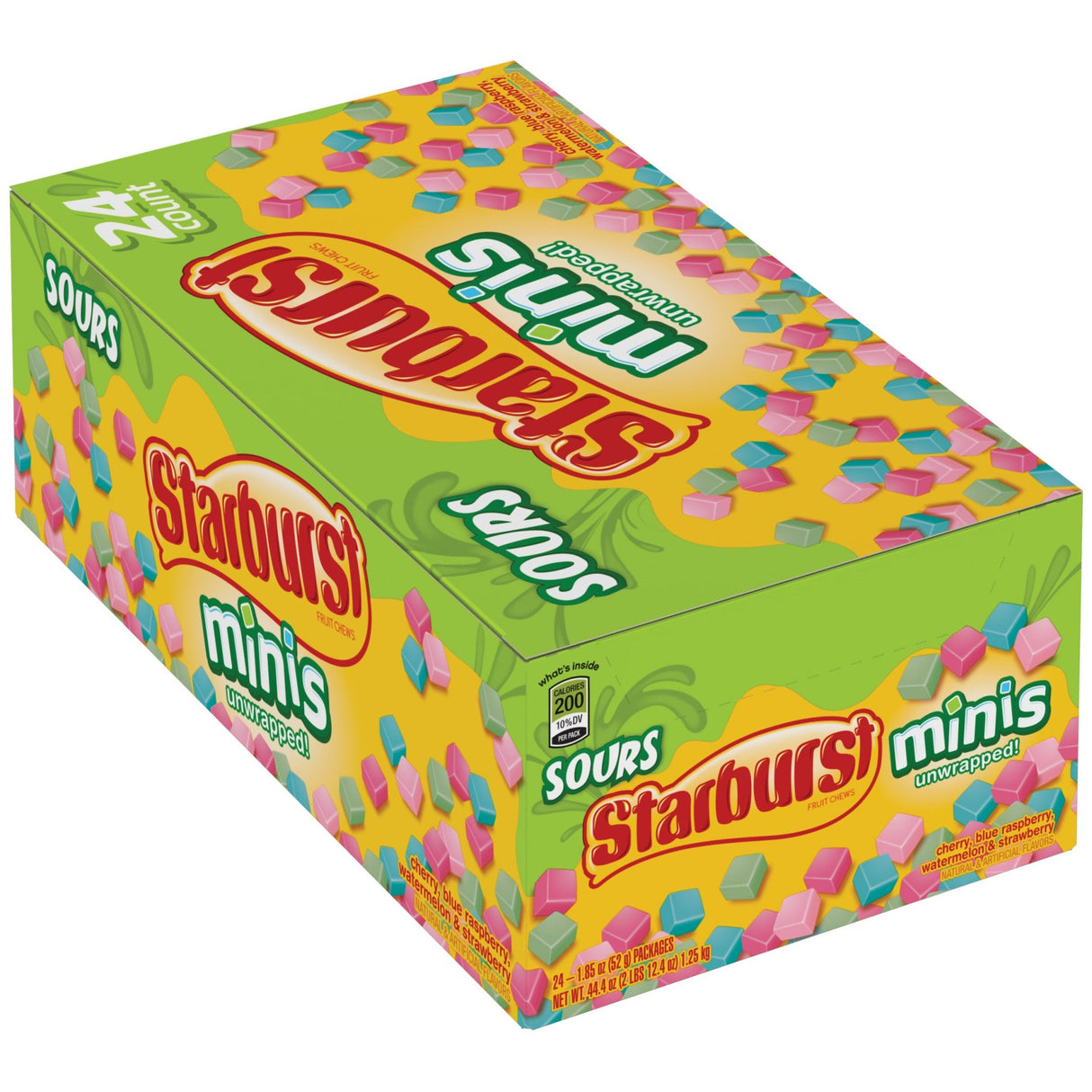 Candy, Minis Unwrapped, Sour, 1.85 Ounce,12 - 24 COUNT