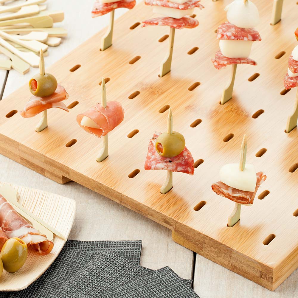 Stand, Pick, 90 Slot, Bamboo,1 - 1 EACH