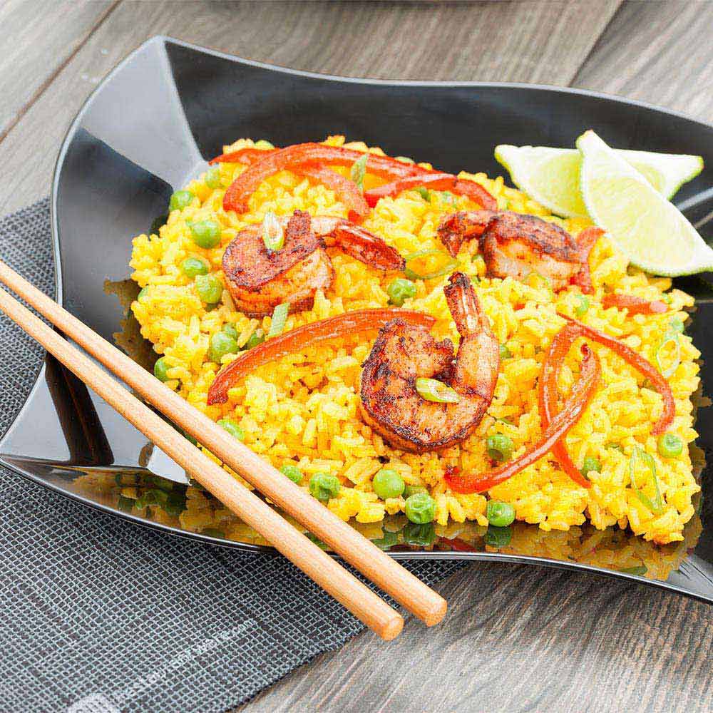 Plates, Food, 9 Inch, Plastic, Black Aqua Design, Square Wave-Edge, Heavyweight, 9 Linear Inch,1 - 100 COUNT