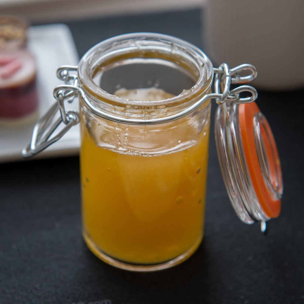 Jars, Mason, 3.4 Ounce, Clear, Glass, with Clamp Lid, 3.4 Ounce,1 - 10 COUNT