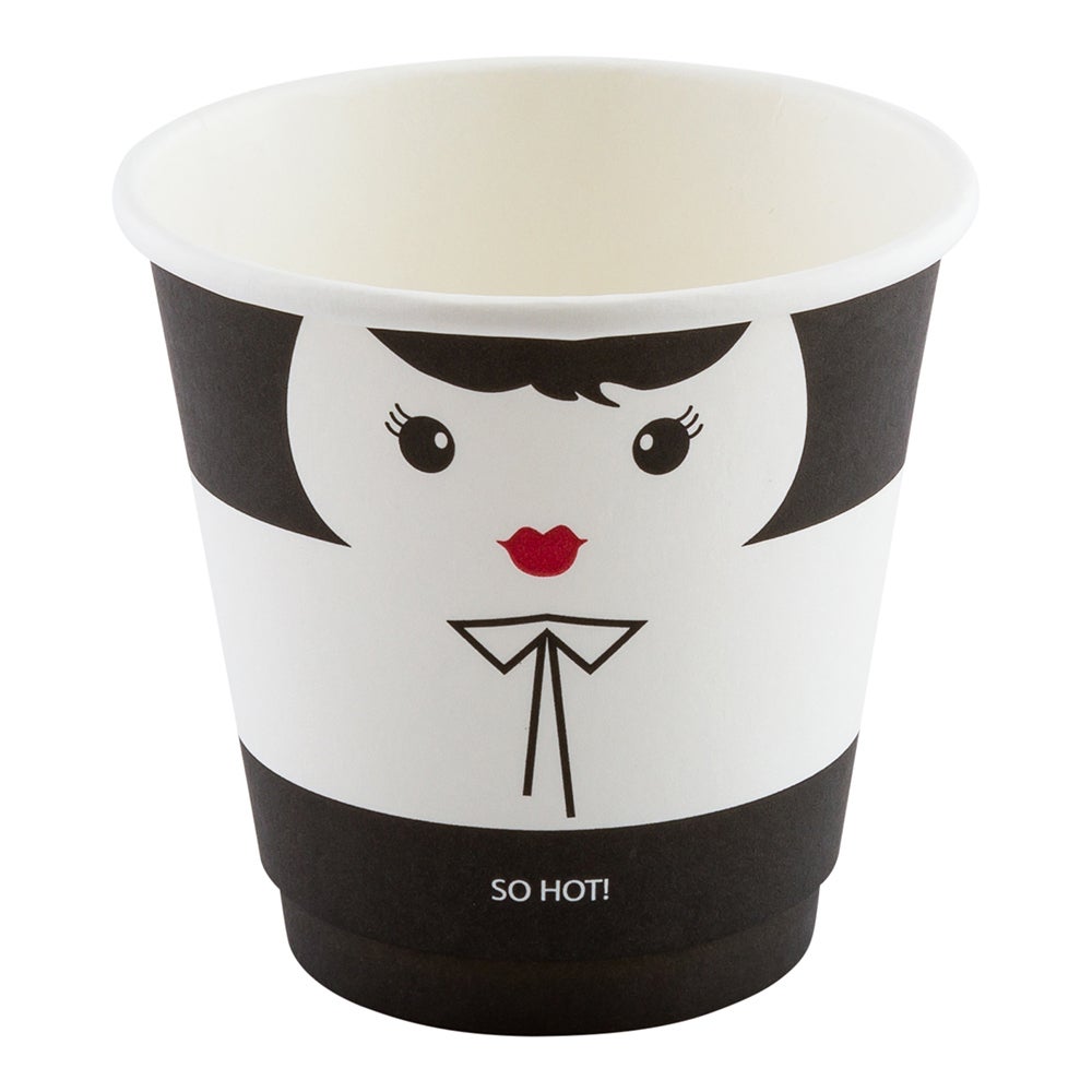 Cups, Hot, 8 Ounce, Paper, Madame, Double Wall,1 - 500 COUNT
