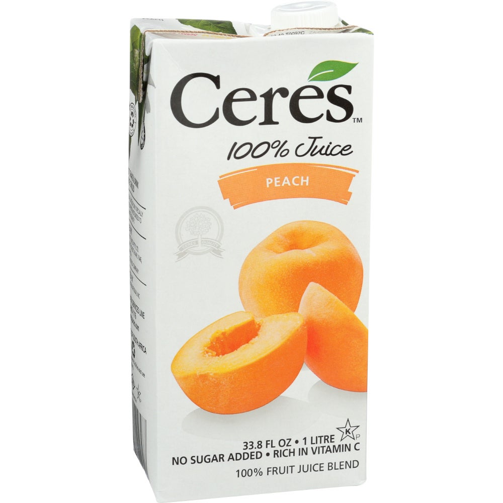 Juice Blend, Peach, 100% Juice,12 - 33.8 FLUID