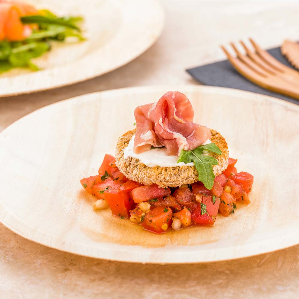 Plates, Food, 7.5 Inch, Wood, Natural, Round, 7.5 Linear Inch,1 - 200 COUNT