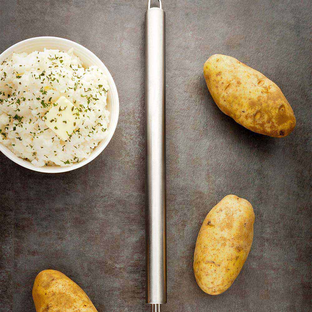 Masher, Potato, Heavy Duty, 24 Inch, Stainless Steel, 24 Linear Inch,1 - 1 EACH