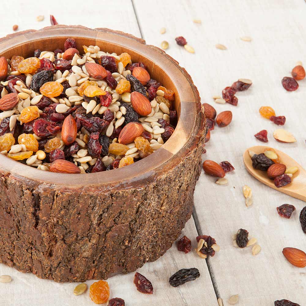 Bowl, Serving, Acacia Wood, 6 x 6 x 3 Inch, with Bark,1 - 1 EACH