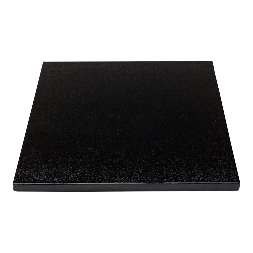 Cake Drum Board, Pastry Tek 8 x 8 x 0.5 Inch, Cardboard, Black, Square,1 - 1 EACH