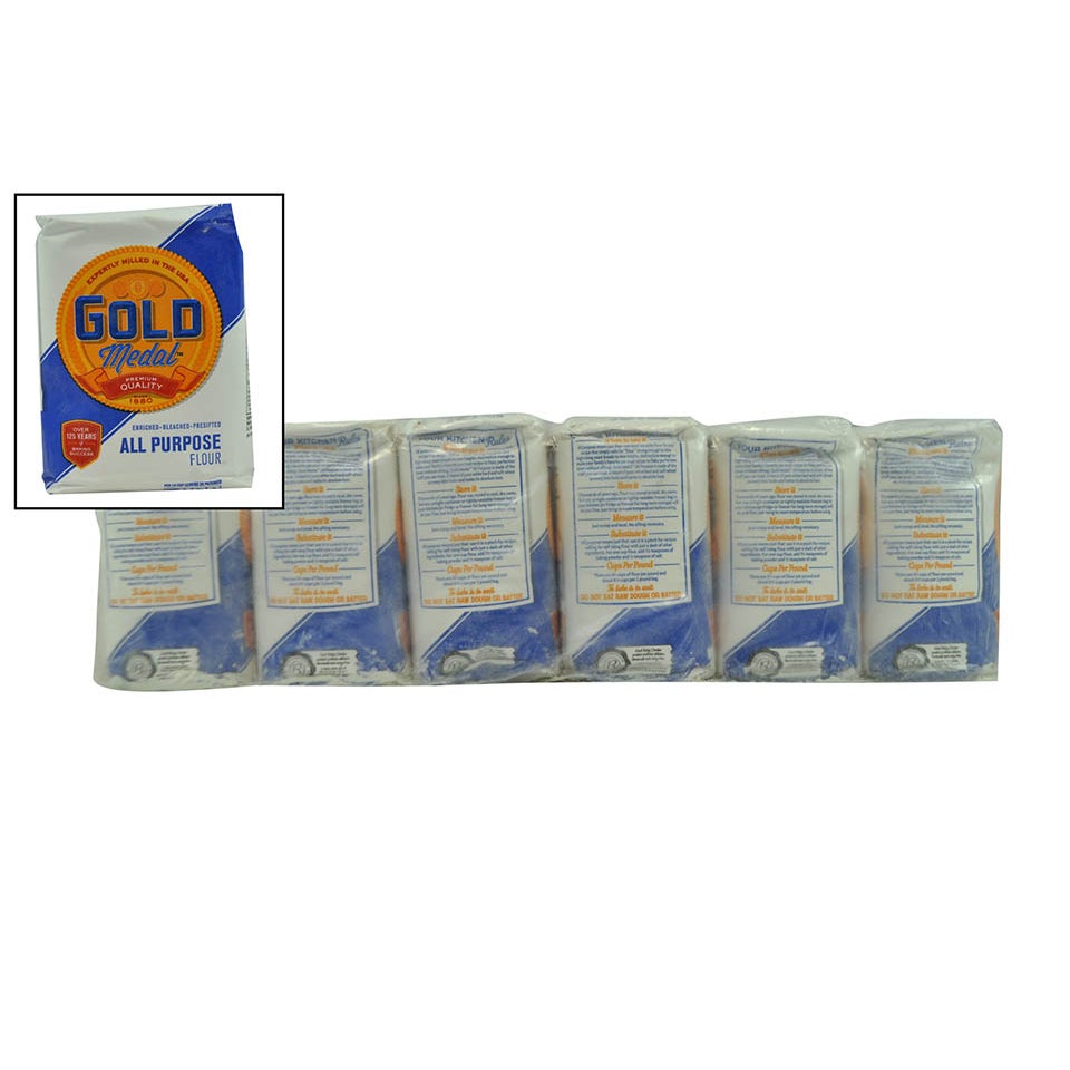 Flour, All Purpose, Bleached, Pre-Sifted, Enriched Malted,18 - 2 POUND