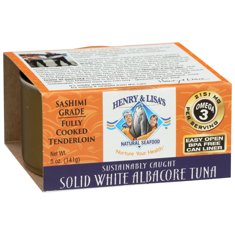 Tuna, White Albacore, Sashimi Grade, Solid,12 - 5 OUNCE