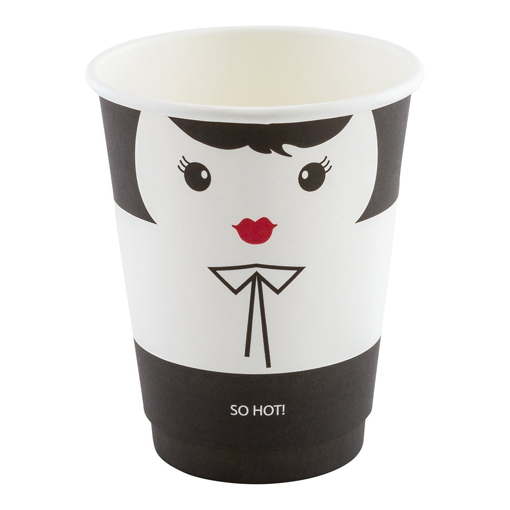 Cups, Hot, 12 Ounce, Paper, Madame, Double Wall, 12 Ounce,1 - 500 COUNT