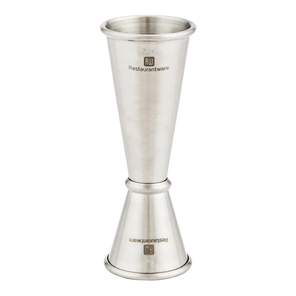 Jigger, Double, 1 & 2 Ounce, Stainless Steel, 2 Ounce,1 - 1 EACH