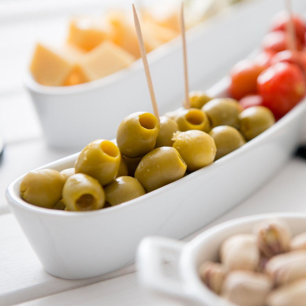 Plate, Olive, Swerve, 17 Inch, 17 Linear Inch,1 - 1 EACH