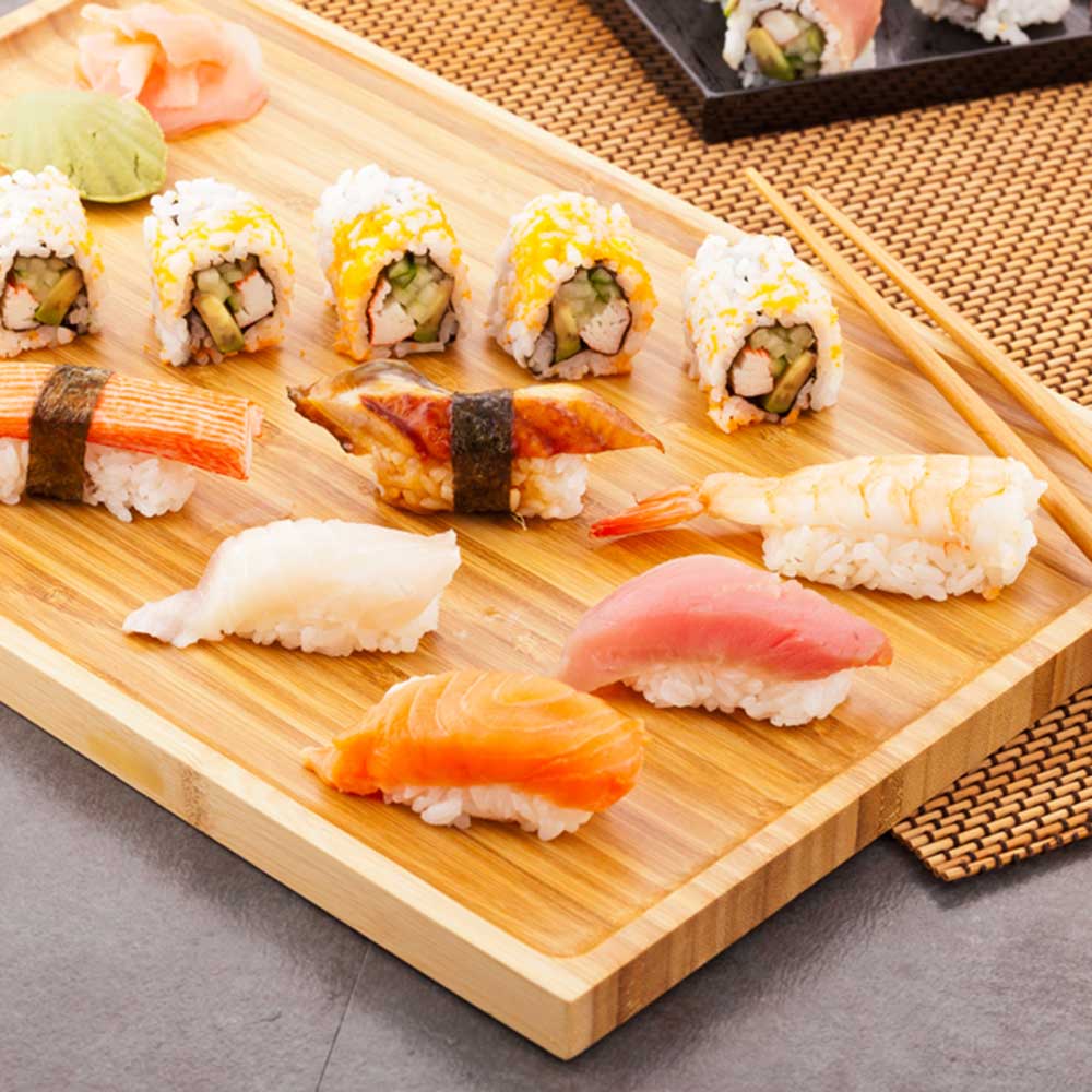 Tray, 14 x 9.5 Inch, Bamboo Wood, Natural,1 - 1 EACH