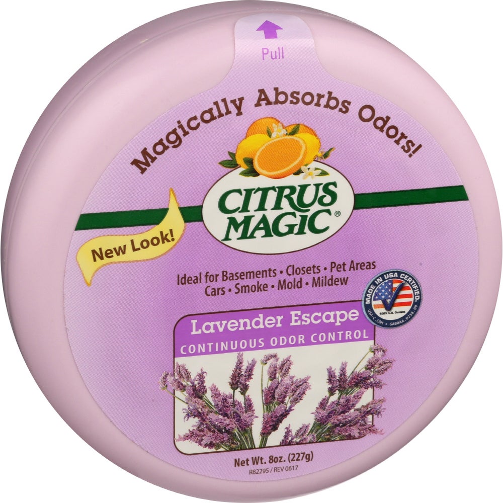 Air Freshener, Lavender Escape, Solid, with Shelf Tray, 8 Ounce,1 - 6 COUNT