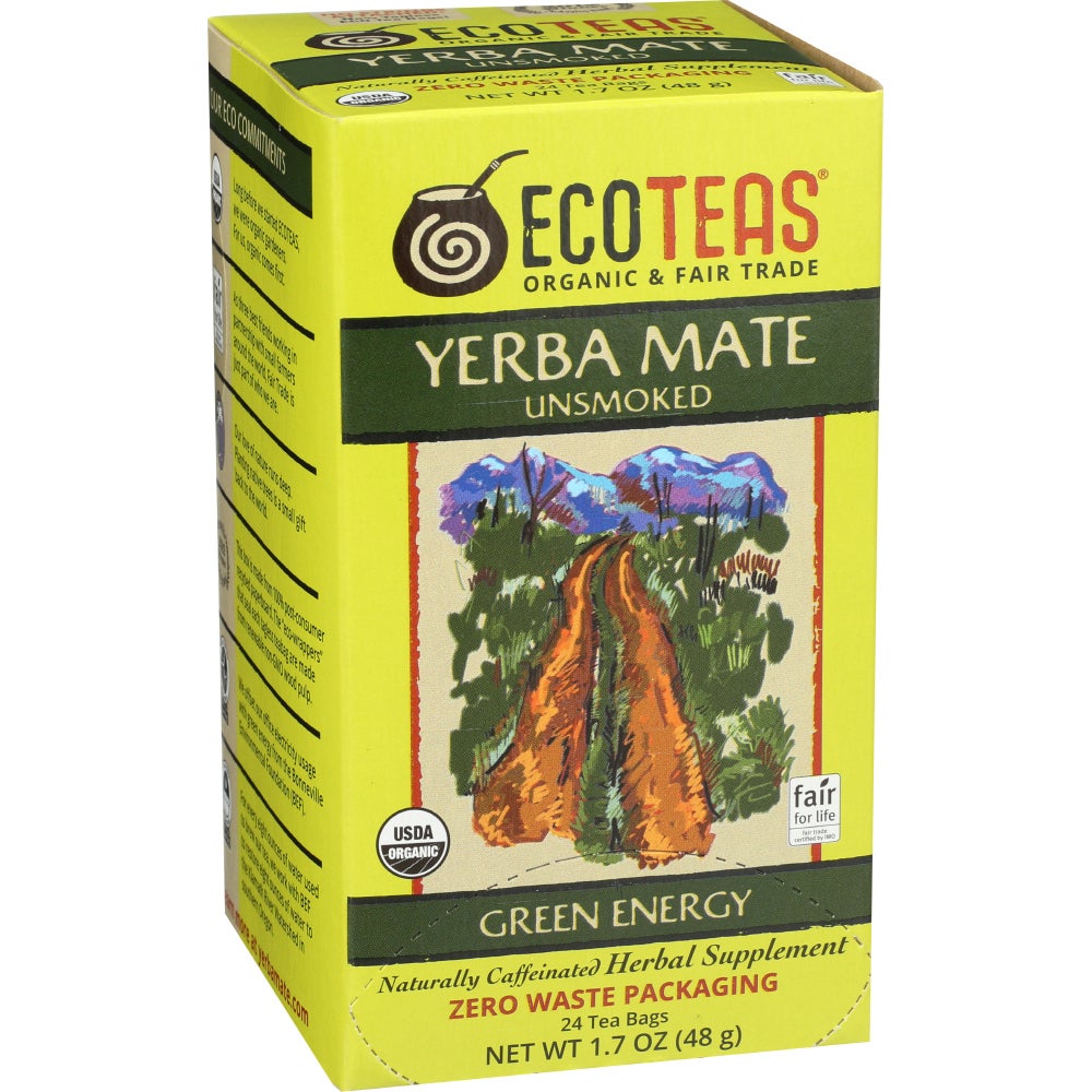 Tea, Green Energy, Yerba Mate, 1.7 Ounce,6 - 24 COUNT
