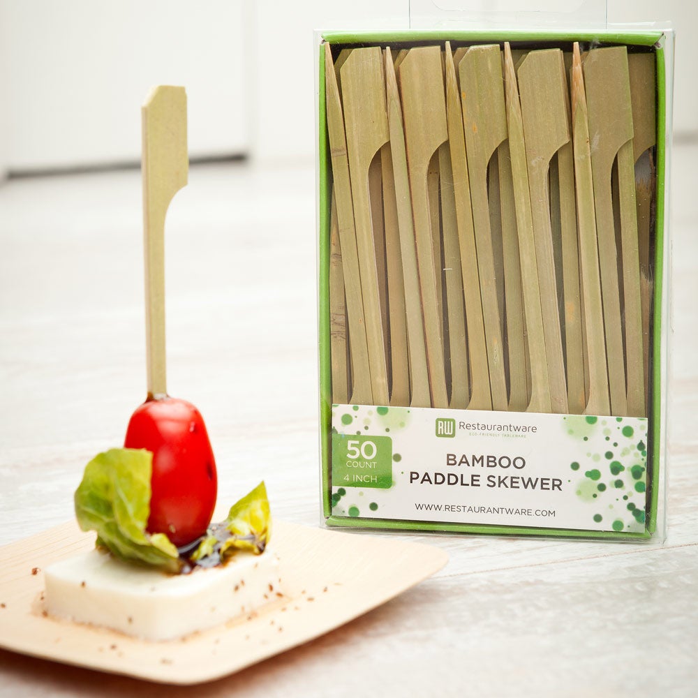Skewers, 4 Inch, Paddle,10 - 50 COUNT