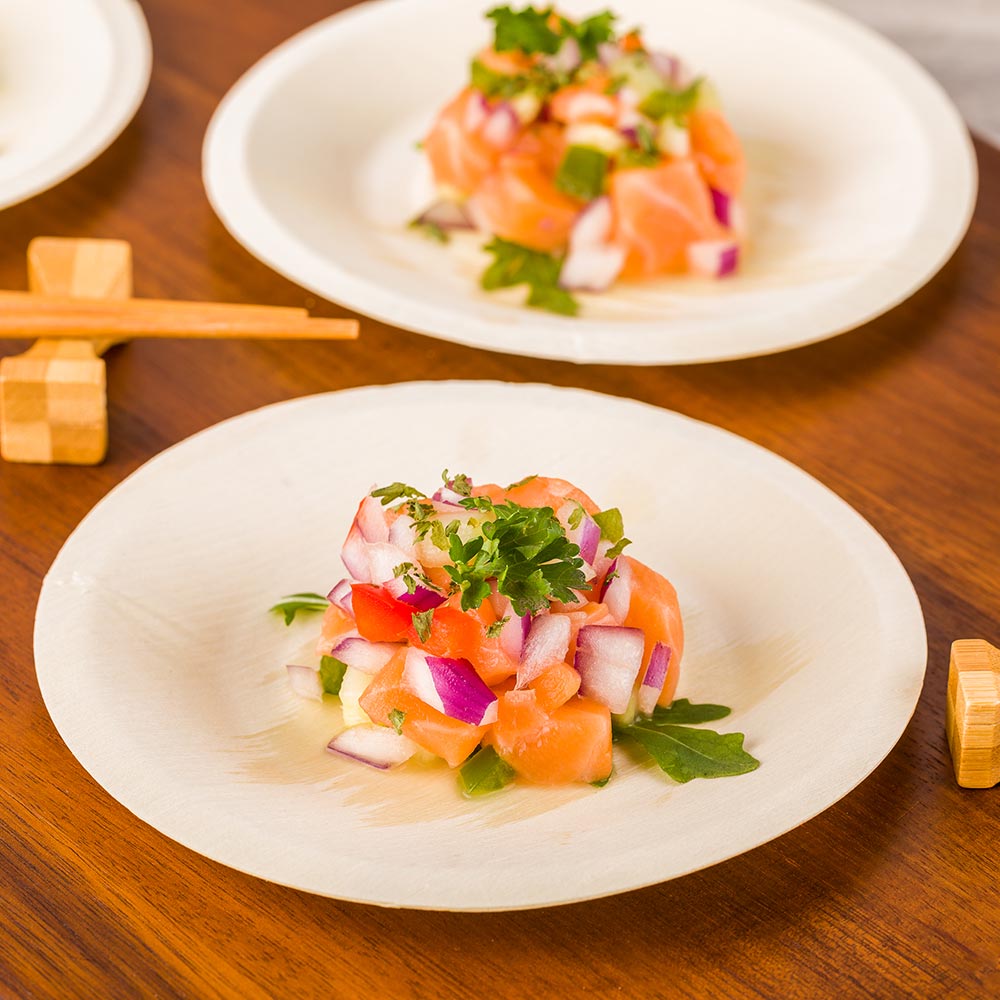 Plates, Food, 5.5 Inch, Wood, Natural, Round, 5.5 Linear Inch,1 - 200 COUNT