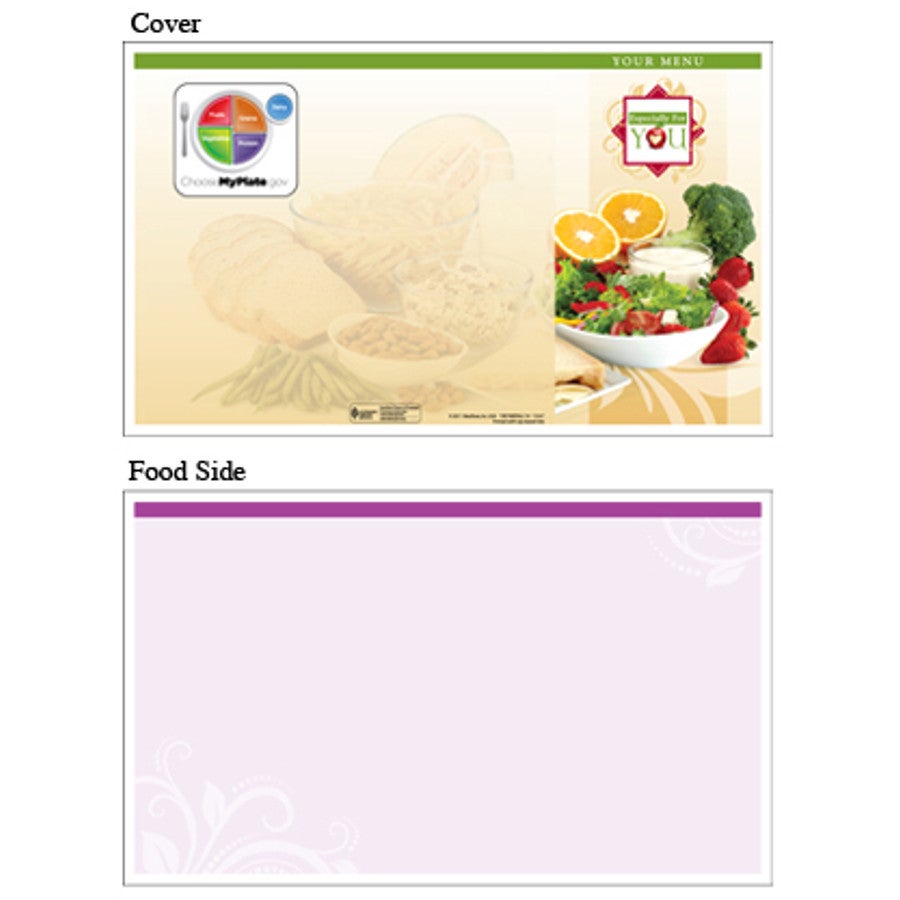 Menu Jackets, 8.5 x 14 Inch, Purple, Blank, Especially-for-You,1 - 250 COUNT