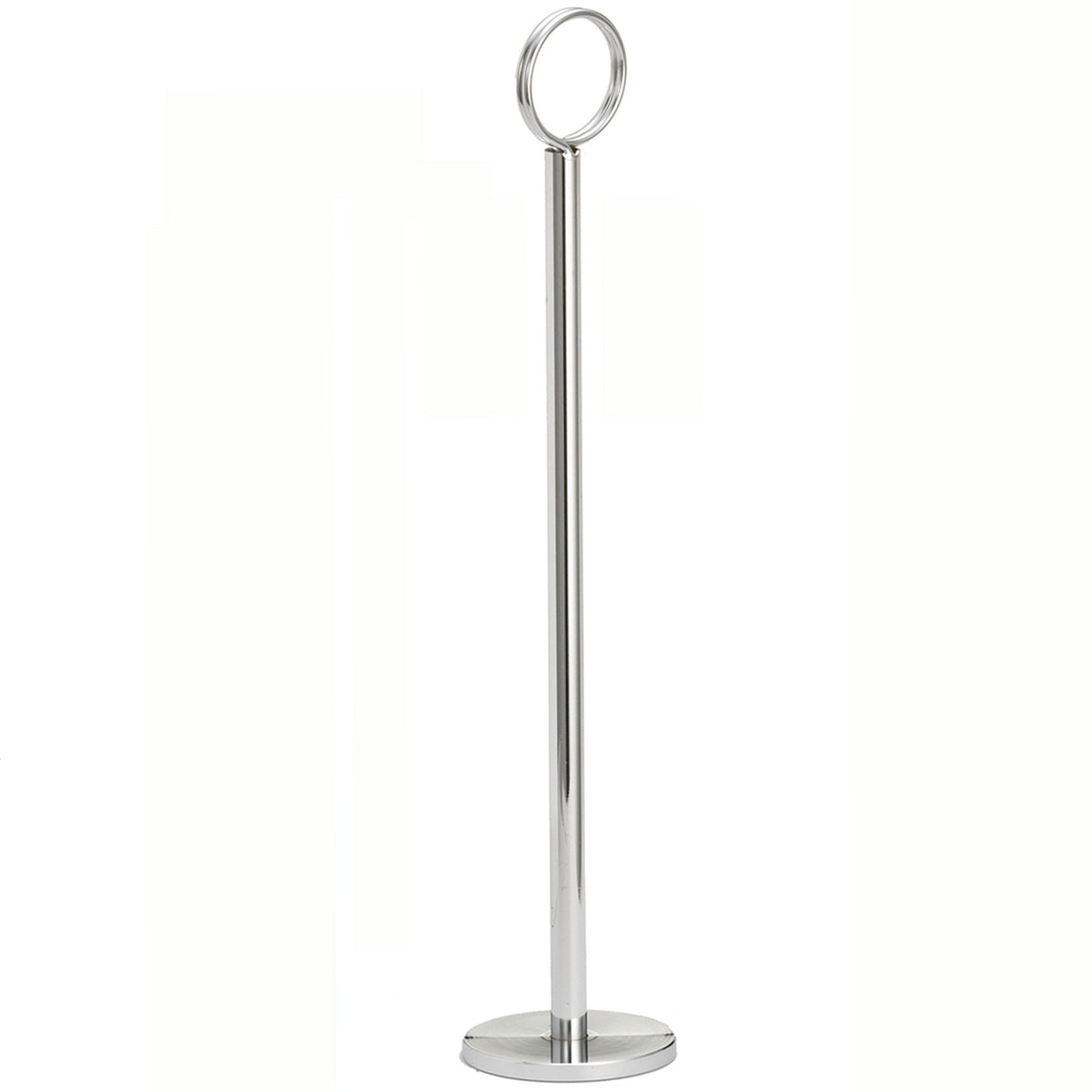 Holders, Menu Card, 12 Inch, Black, Metal, Flat Bottom,1 - 1 EACH
