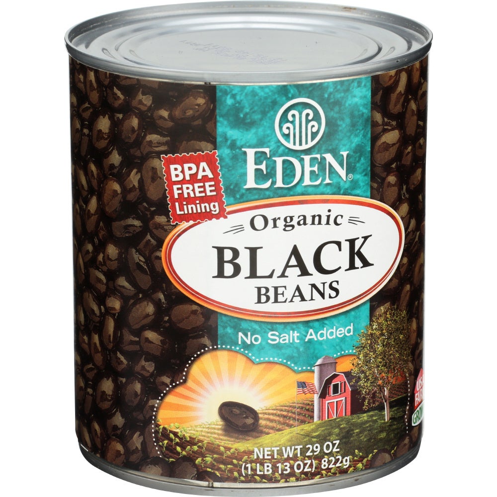 Beans, Black, No Salt Added,12 - 29 OUNCE