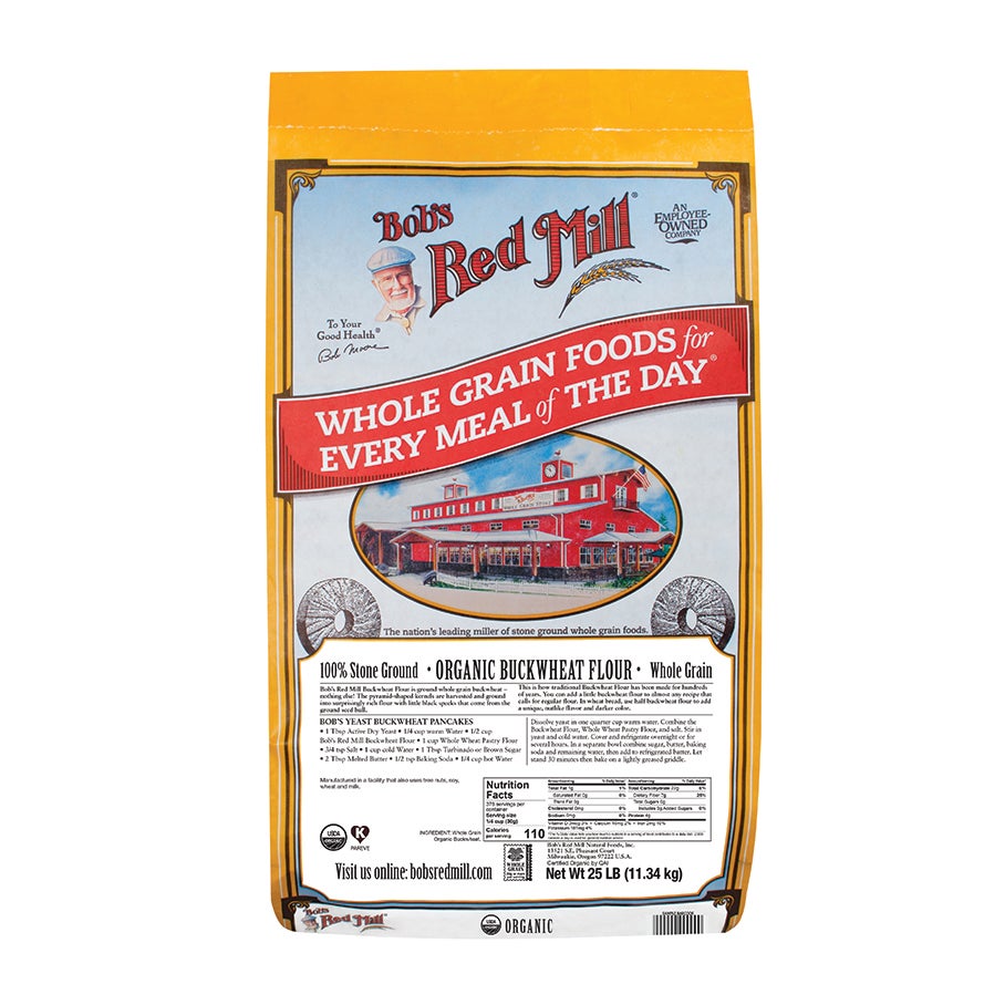 Flour, Buckwheat, Organic,1 - 25 POUND