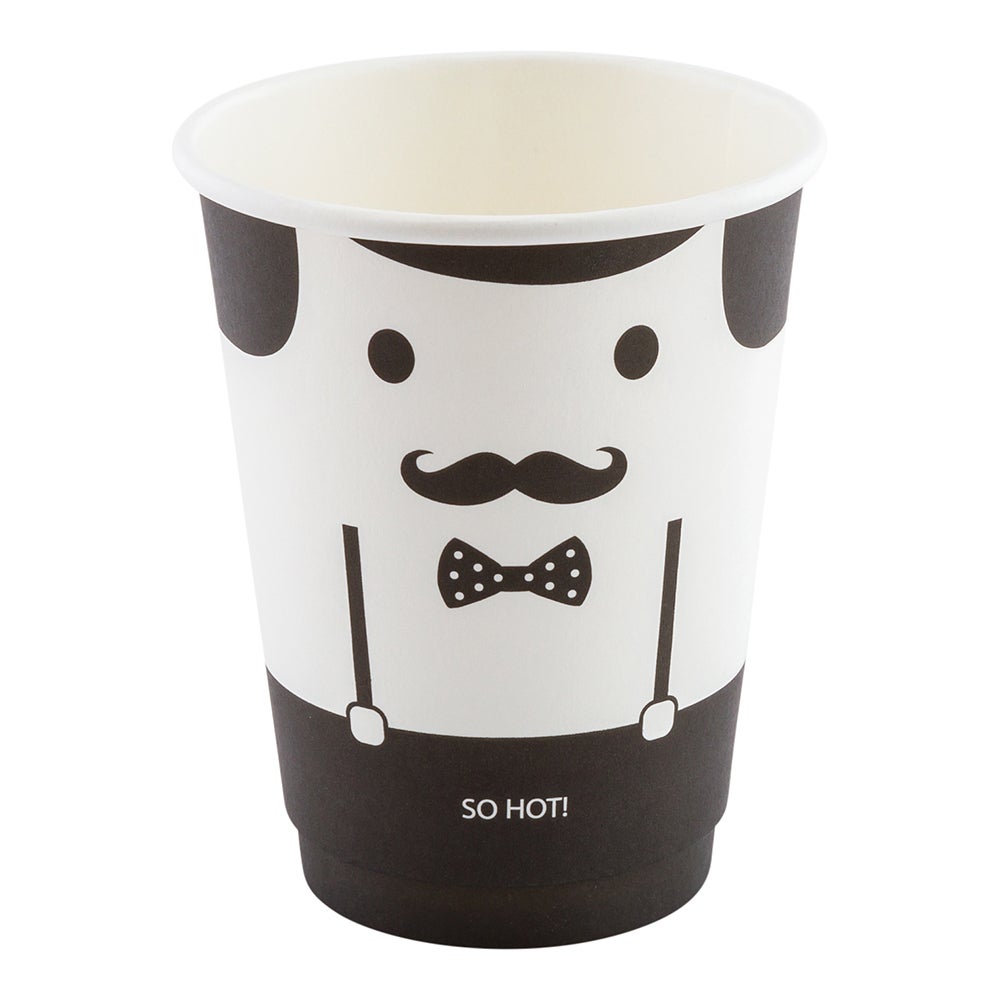 Cups, Hot, 12 Ounce, Paper, Monsieur, Double Wall,1 - 500 COUNT