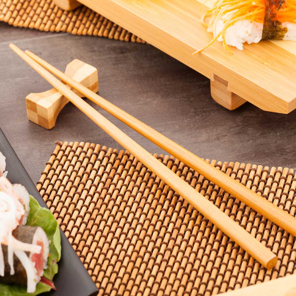 Chopstick, Bamboo, Modern, 9 Linear Inch,1 - 100 COUNT