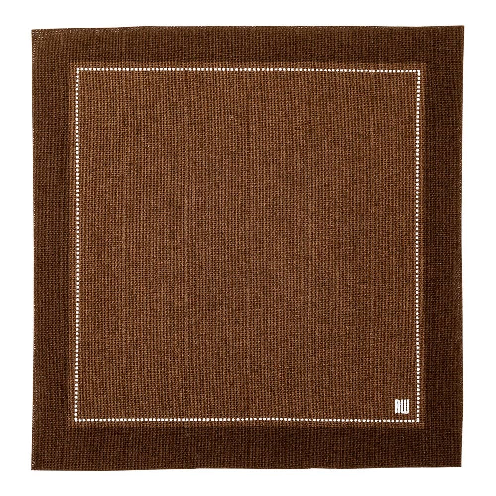 Napkins, Cocktail, Napluxe, Brown, 4.5 x 4.5 Inch,1 - 50 COUNT