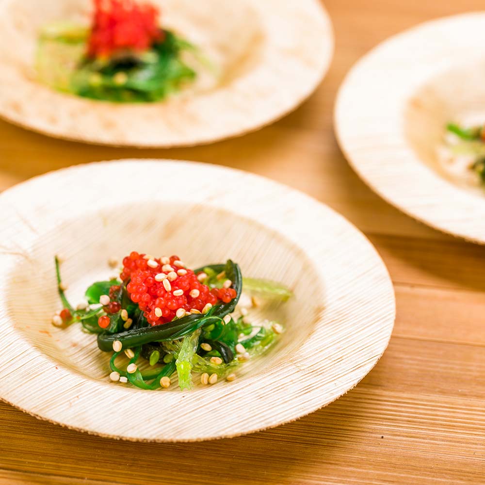 Plates, Small, 3.5 Inch, Bamboo, Round, 3.5 Linear Inch,1 - 100 COUNT