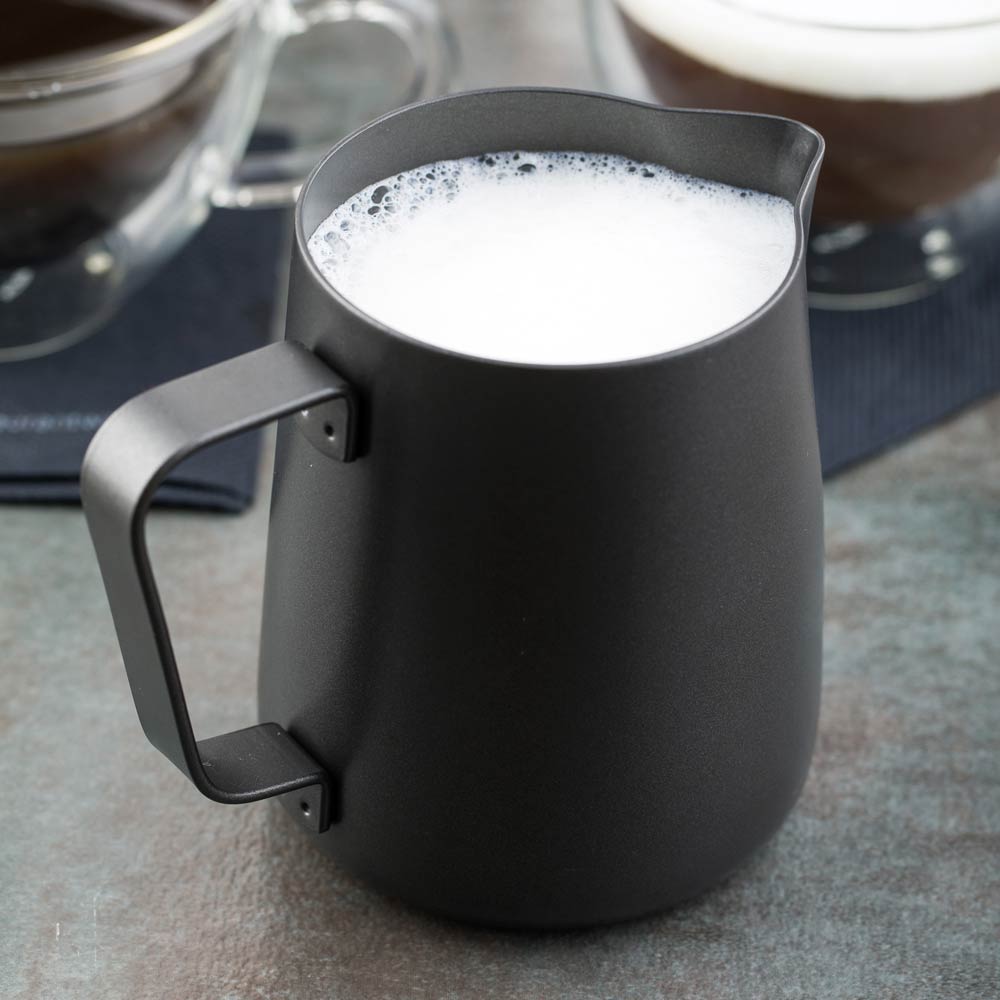 Pitcher, Beverage, 12 Ounce, Black Stainless Steel,1 - 1 EACH