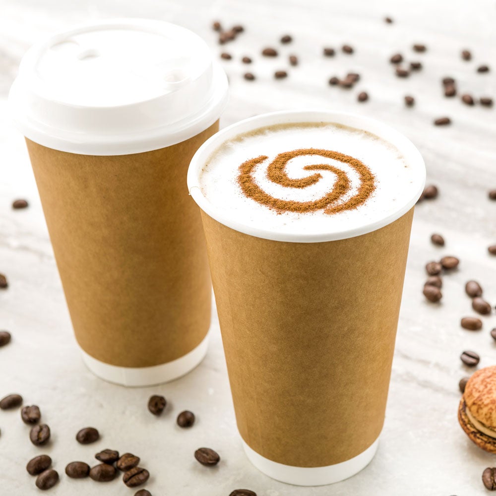 Cups, Hot, 16 Ounce, Paper, Kraft, Double Wall, 16 Ounce,1 - 500 COUNT