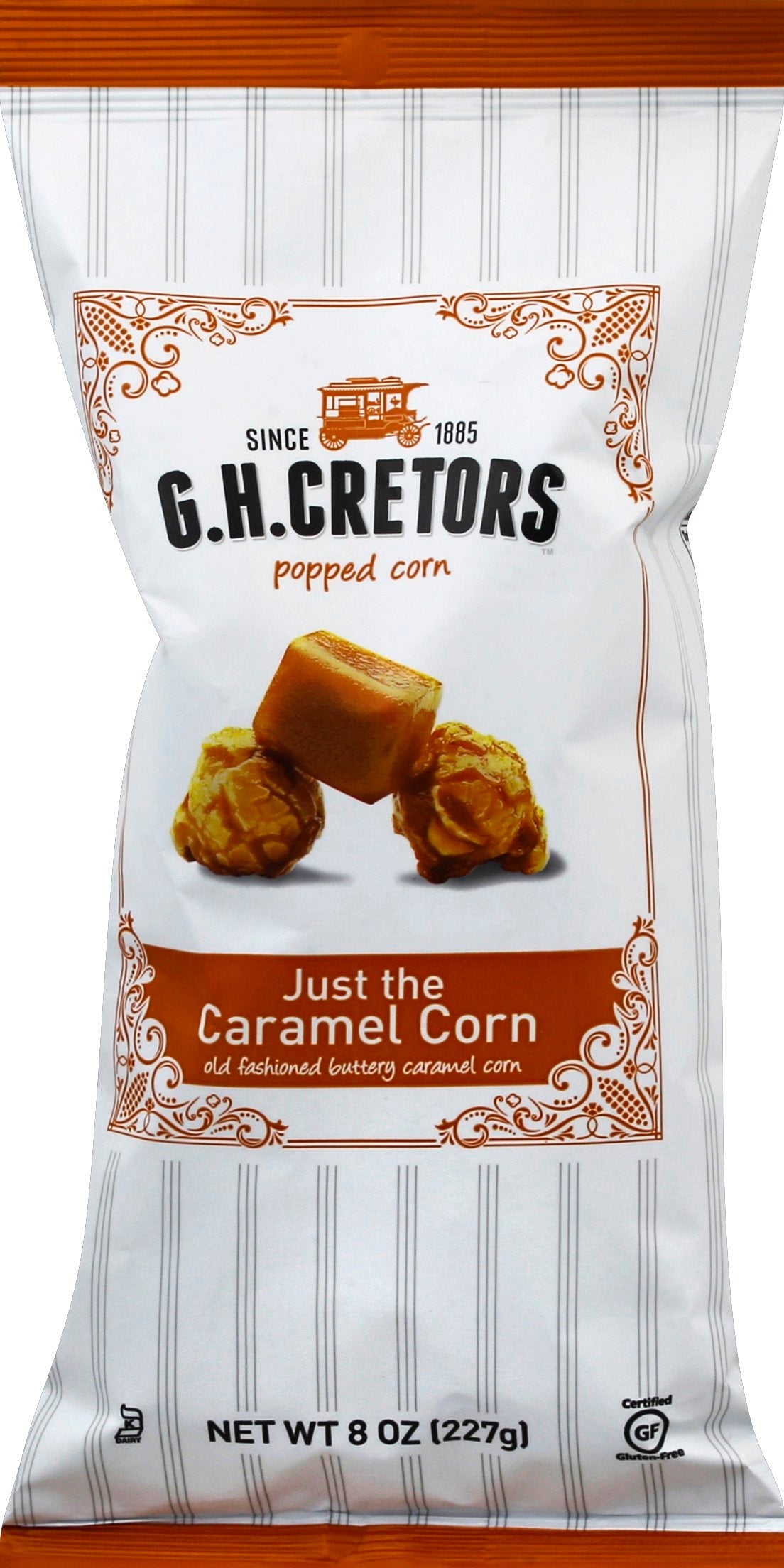 Popcorn, Caramel, Shelf-Stable,12 - 8 OUNCE