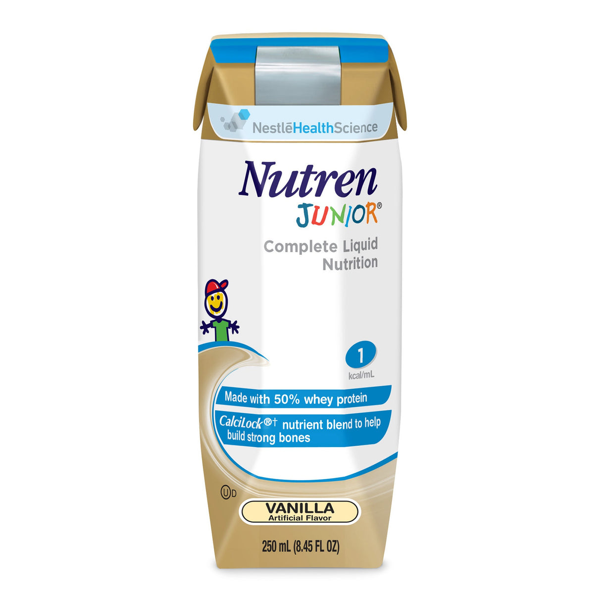 Supplements, Nutritional Drink or Feeding Tube Formula, Nutren Junior, Vanilla, Liquid, Ready to Drink,24 - 8.45 FLUID