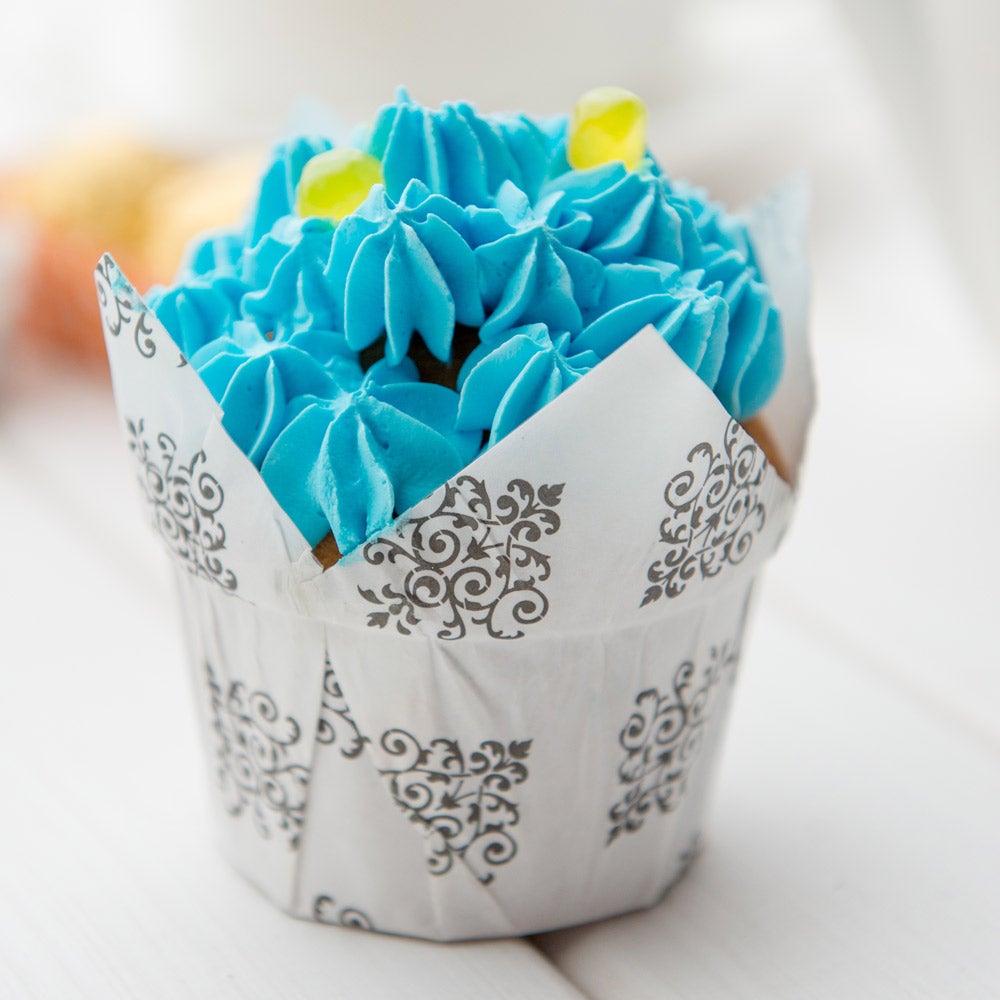 Cups, Baking, 1.2 Ounce, Paper, Vintage Floral, 1.2 Ounce,1 - 200 COUNT