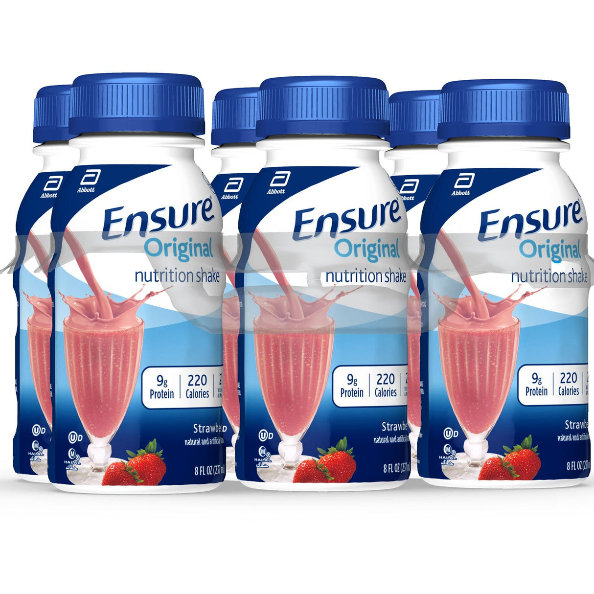 Supplement, Shake, Strawberry, Ready-to-Use, 8 Fluid Ounce,4 - 6 COUNT