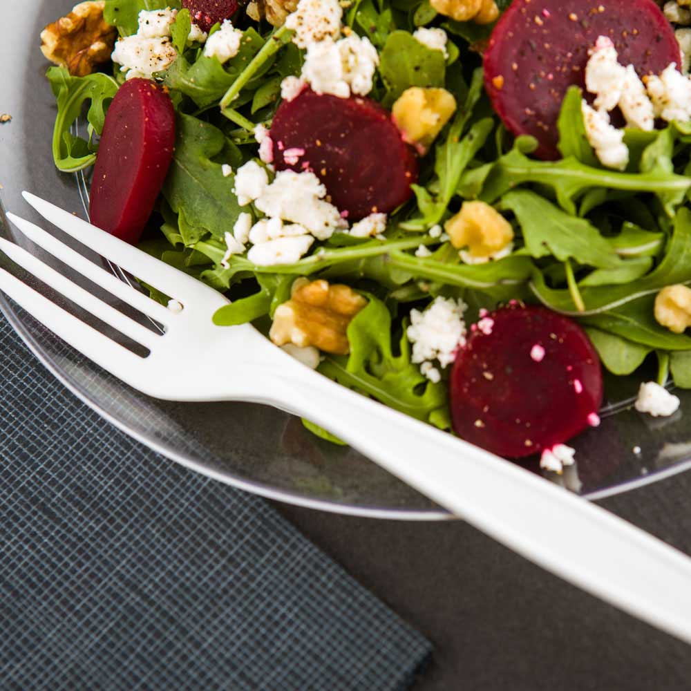 Forks, Plastic, White,1 - 250 COUNT