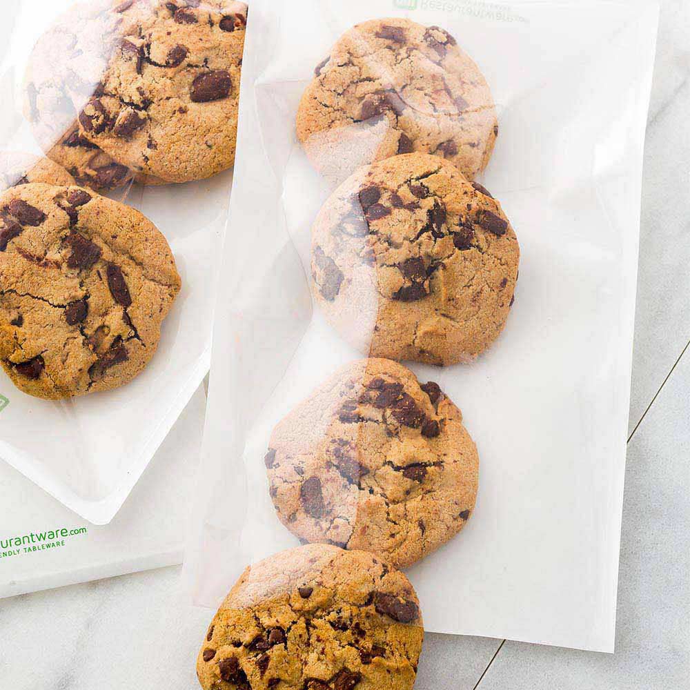 Bags, Heat-Sealable Sandwich, 11.4 Inch, Plastic, White, Double Seal Rip Lock, with Window, 11.4 Linear Inch,1 - 100 COUNT