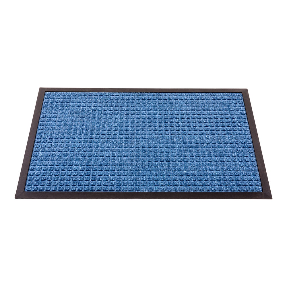 Floor Mat, Carpet, Comfy Feet, Heavy Duty, Light Blue, 36 x 24 Inch, Waffle, Polypropylene,1 - 1 EACH
