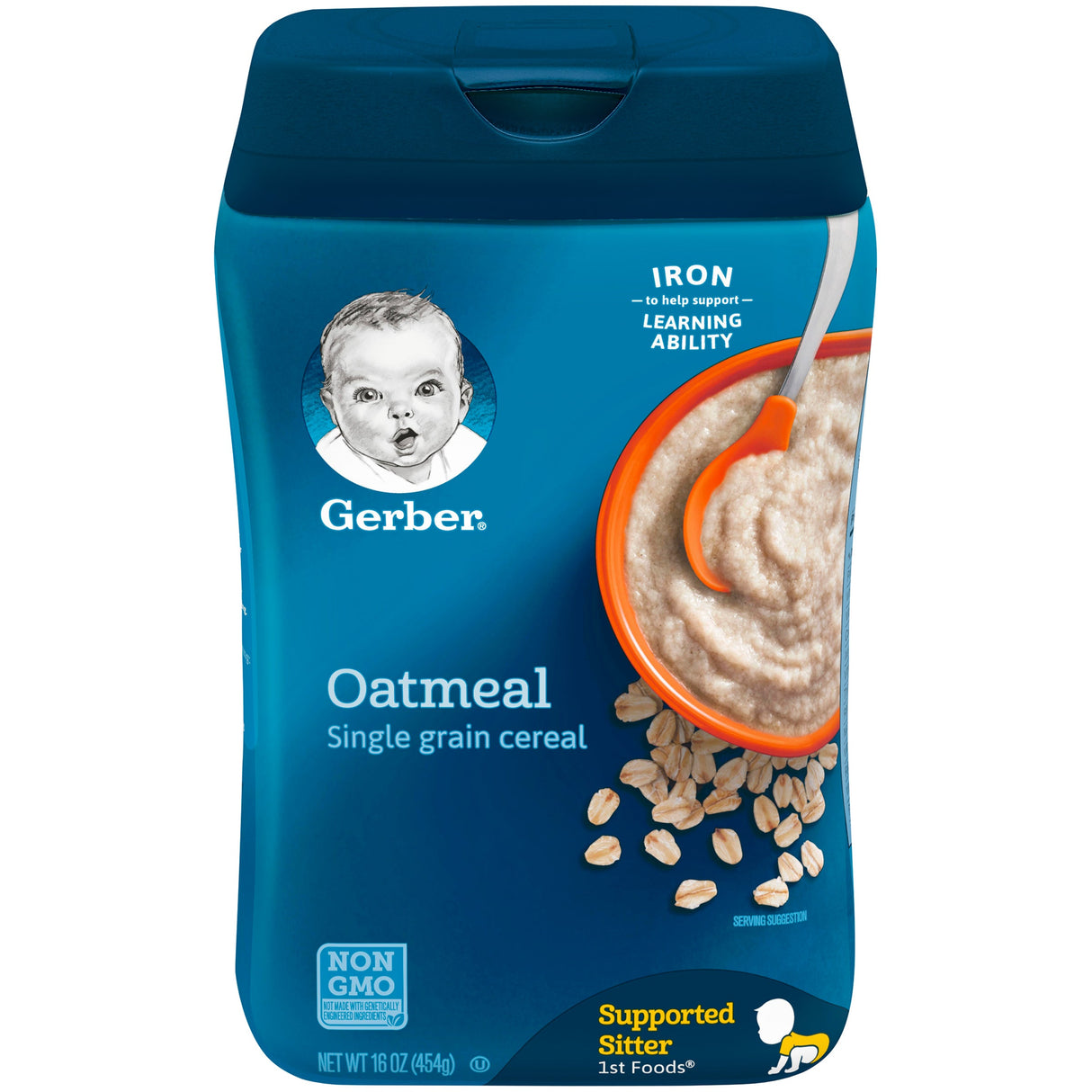 Oatmeal, Cereal, Single Grain, 16 Ounce,2 - 3 COUNT