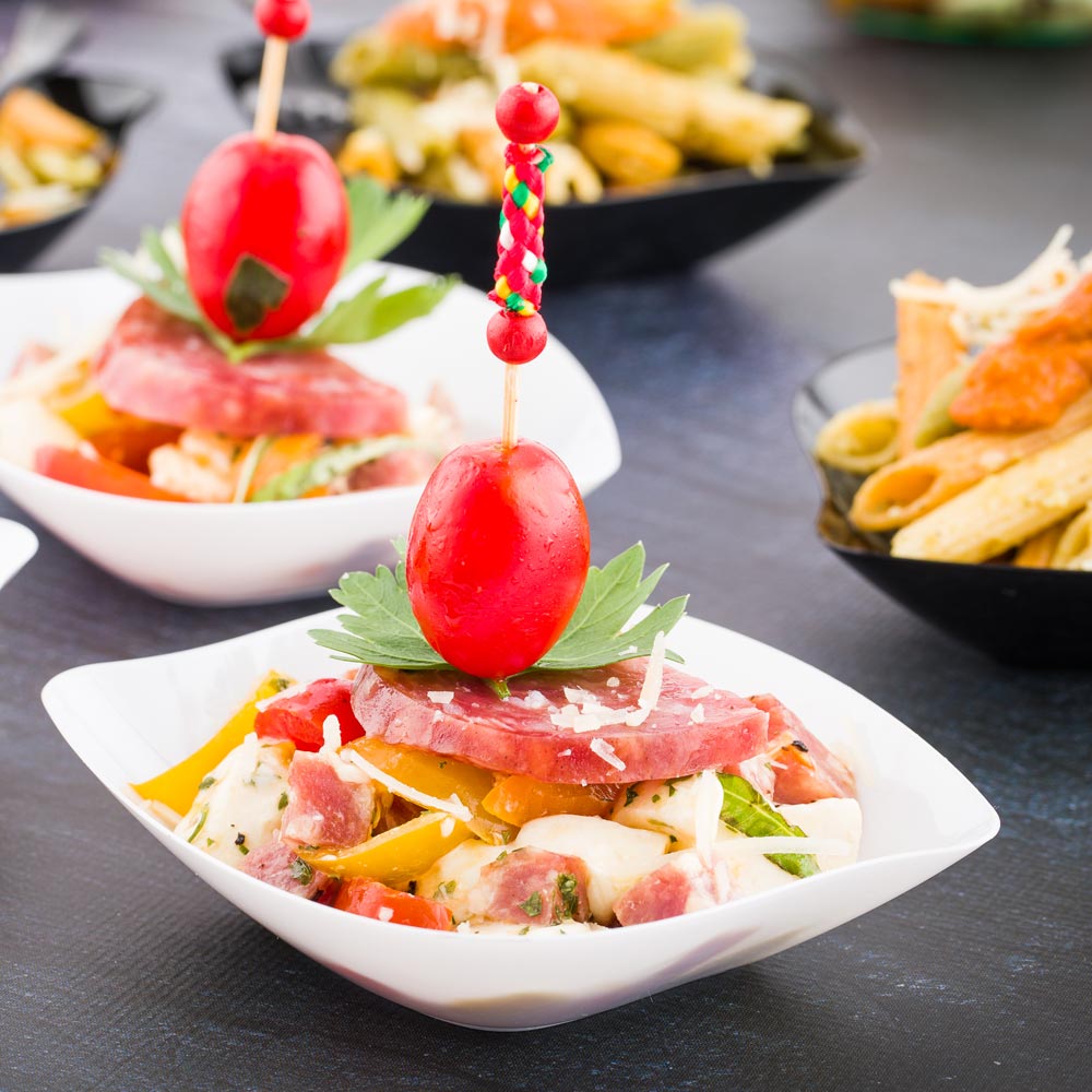 Plates, Appetizer, 3.5 Inch, Plastic, White Comma Design, Curved, Heavyweight, 3.5 Linear Inch,1 - 100 COUNT