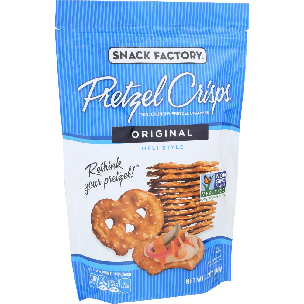 Crisps, Pretzel, Original,12 - 7.2 OUNCE