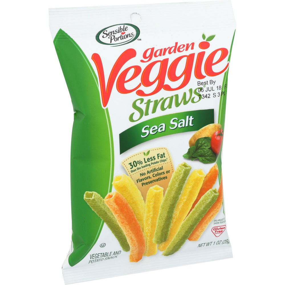 Snacks, Garden Veggie Straws, Sea Salt,24 - 1 OUNCE
