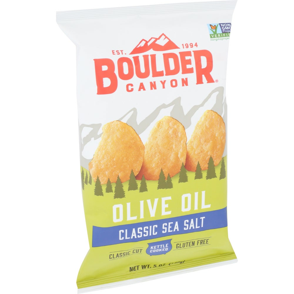 Chips, Potato, Kettle, Classic Sea Salt,12 - 5 OUNCE